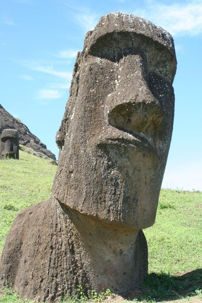 The Leaning Moai at the Quarry