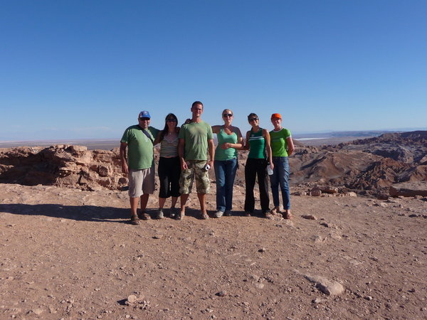 Our Group Overlooking Valle de Luna