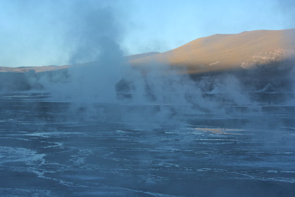 Sunrise and the Geysers