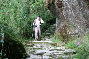 Ann and the final Inca Steps to Winay Wanya