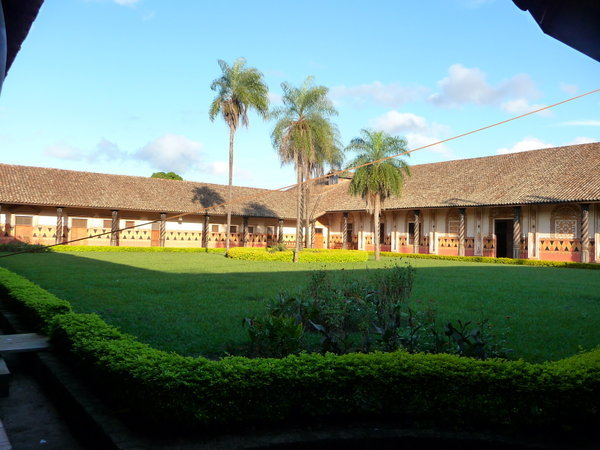 The Conception Chuch Courtyard