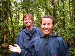 Ann and Wendy on the Jungle Trail