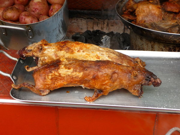 Cuy Frito.....that would be Fried Guinea Pig