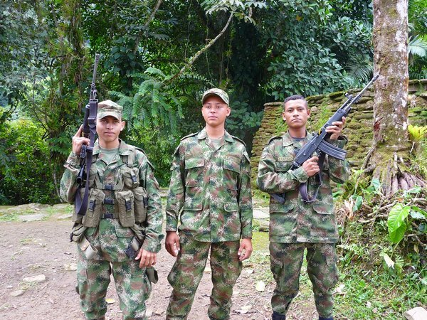 The Military Guys at Ciudad Perdida