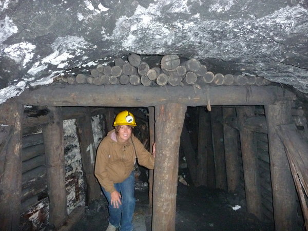 Ann hoping the mine doesn't cave in