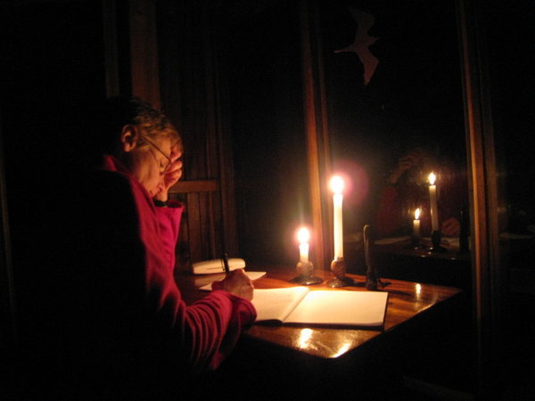 Writing by Candlelight