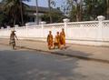 Monks on the street