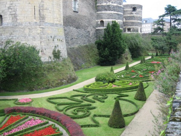 The garden at the Chateau