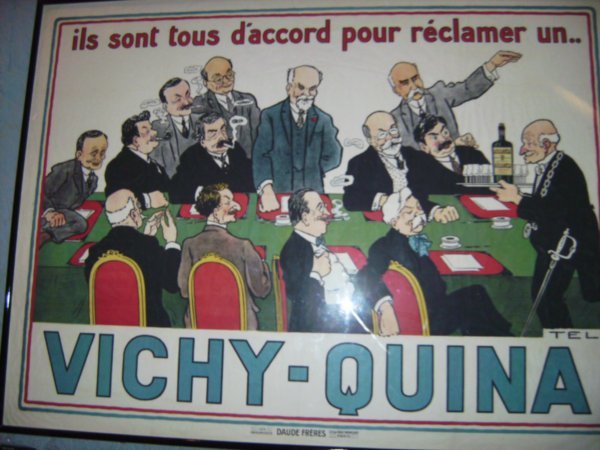 A poster in the museum