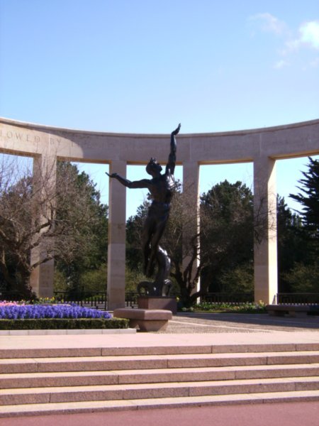 Entrance to the American Cemetery