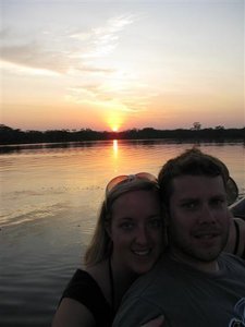 Sunset on the Cuyabeno River