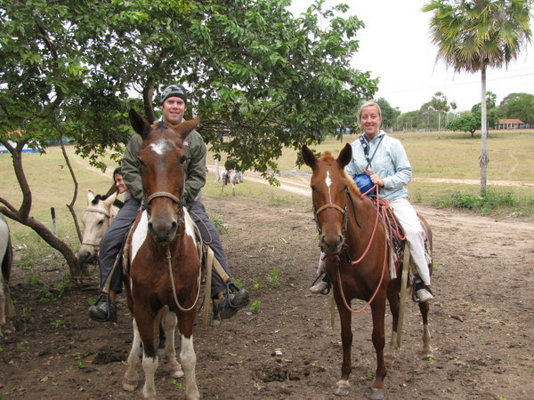 Our first activity - horseback riding