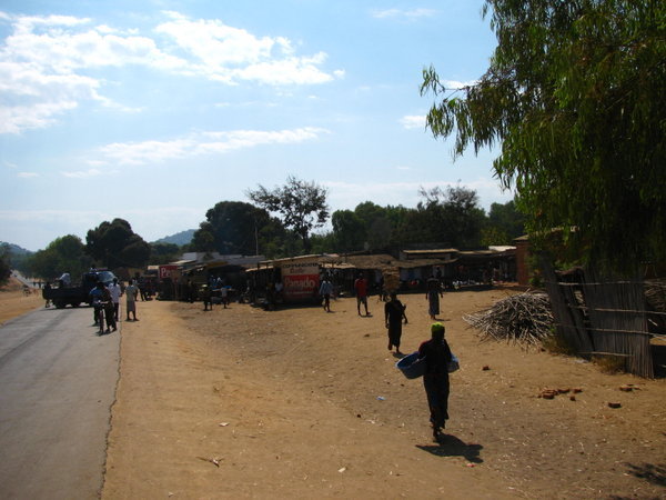 Parting shot of the village outside of Senga Bay