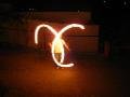 Our Instructor Jonny with the Poi's