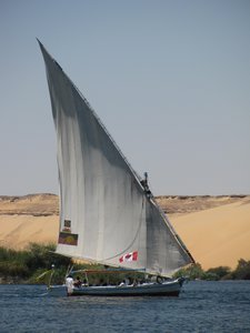 Canadian Felucca on the Nile