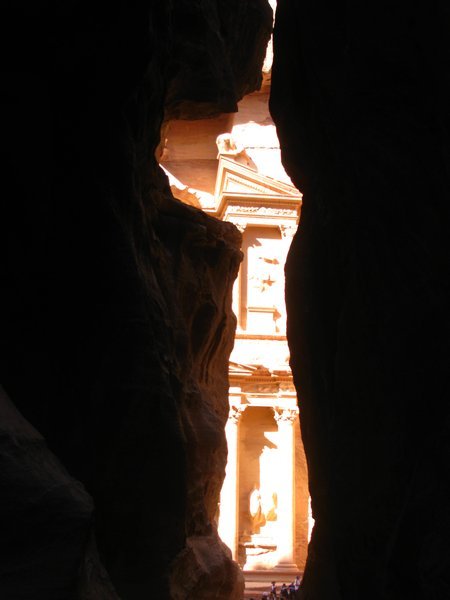 First glimpse of Petra