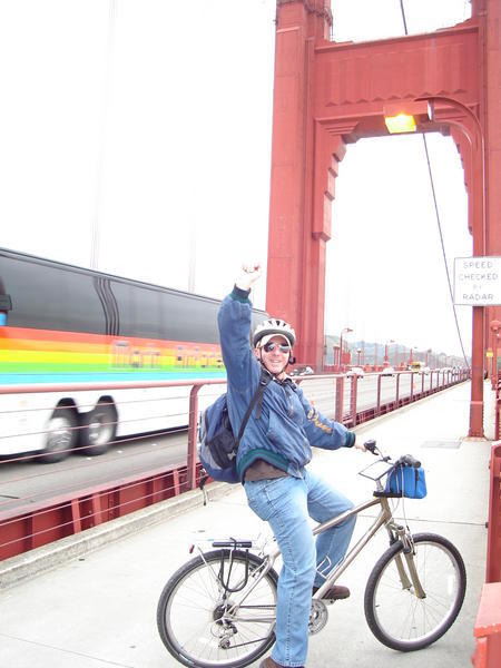 Bike ride across the Bridge
