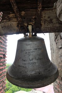 ... and the church's bell tower