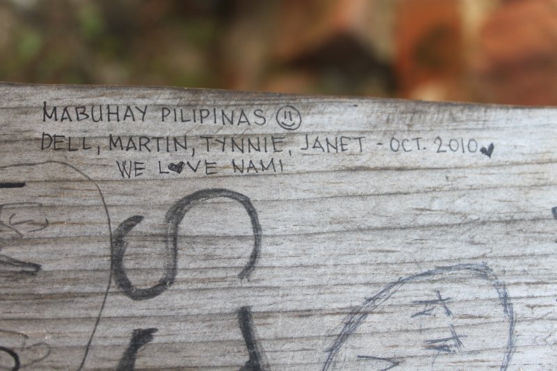 leaving our mark - disclaimer: this is official vandalism.hehe
