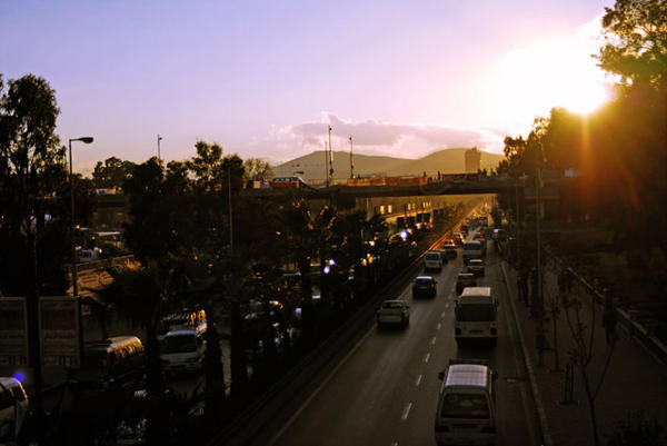 Highway in Damascus