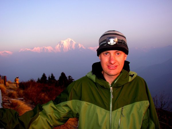 Me w/Dhaulagiri behind from Poon Hill