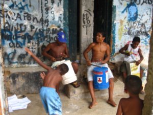Children plaing samba