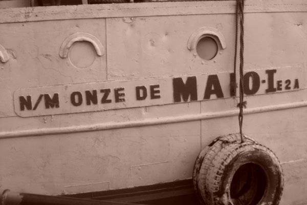 Our boat Onze de Maio