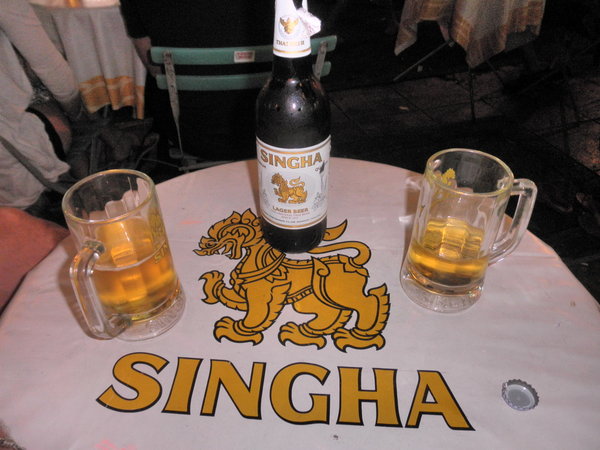 A Good Thai Beer To Enjoy While People Watching