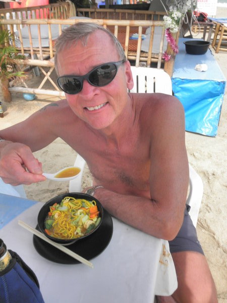 Favourite Yellow Noodle Soup On The Beach