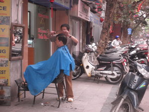 Barber On The Street