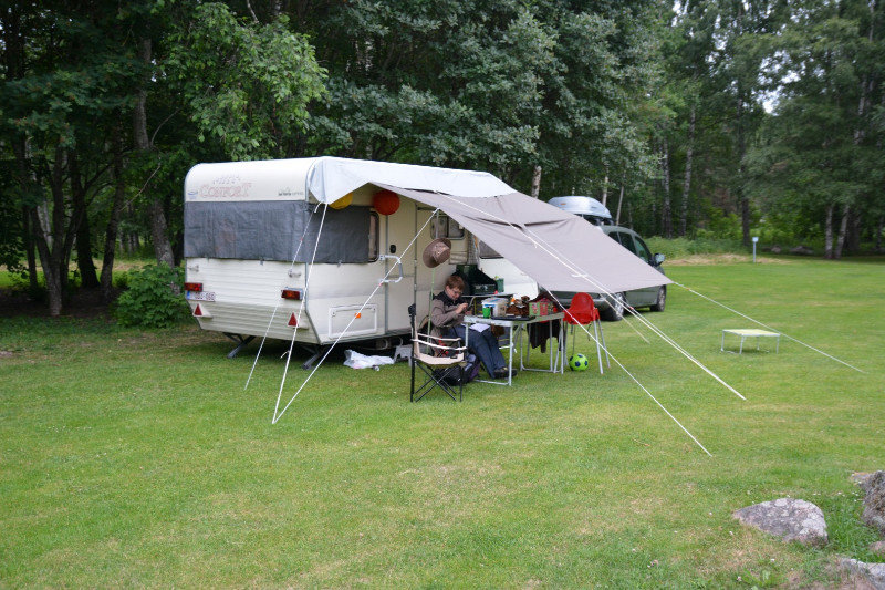 Camping in Hedesunda