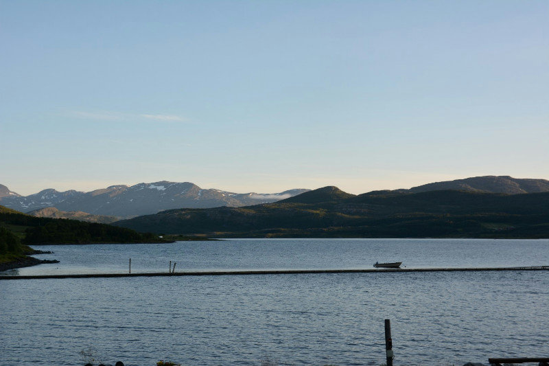 Fjord aan het meer