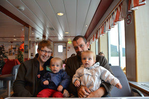 samen op de ferry