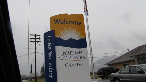 BC Welcome sign