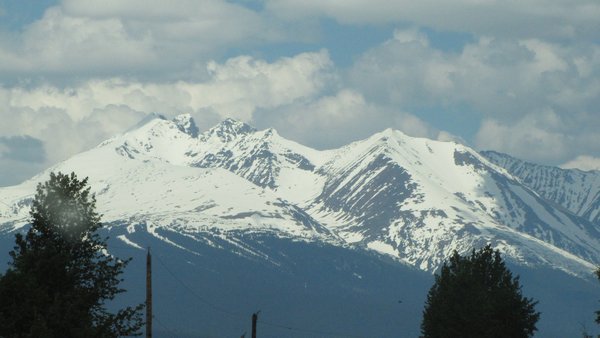 Mountains Along Yellowhead Hwy