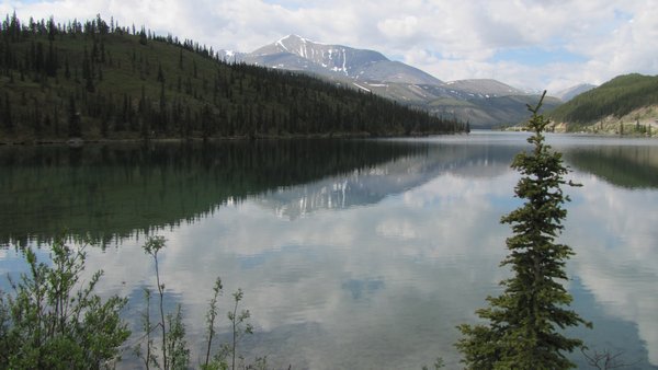 Summit Lake and Reflection