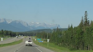 Leaving Hinton, Alberta