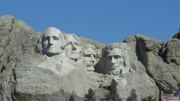Mt. Rushmore from Access Road