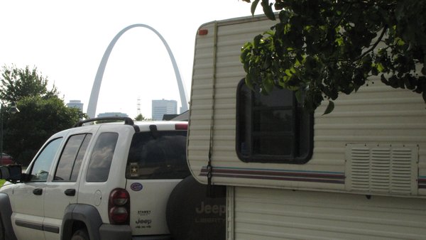Arch from our camper
