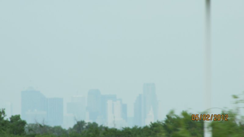 Dallas Skyline through the haze