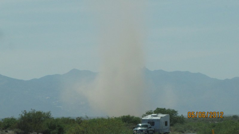 Dust Devil along I-10 in AZ