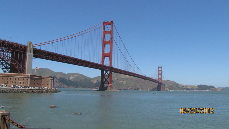 GG Bridge from Fort Point access