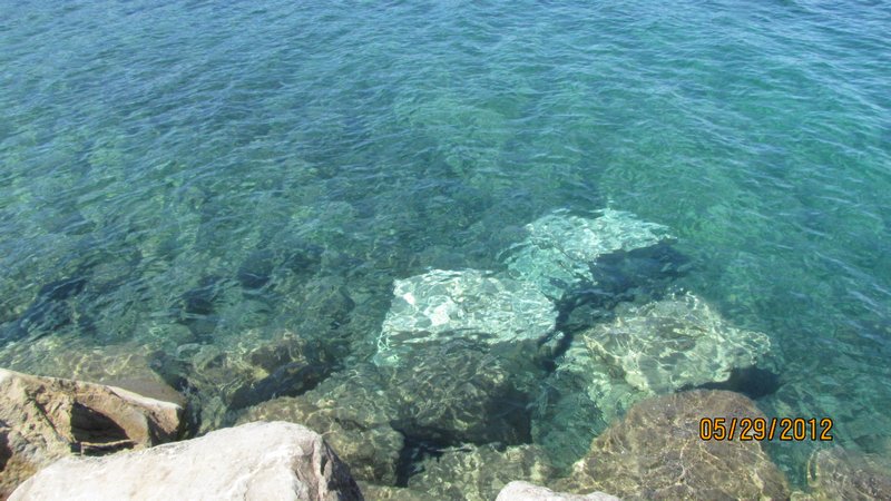 Clear water of Lake Tahoe