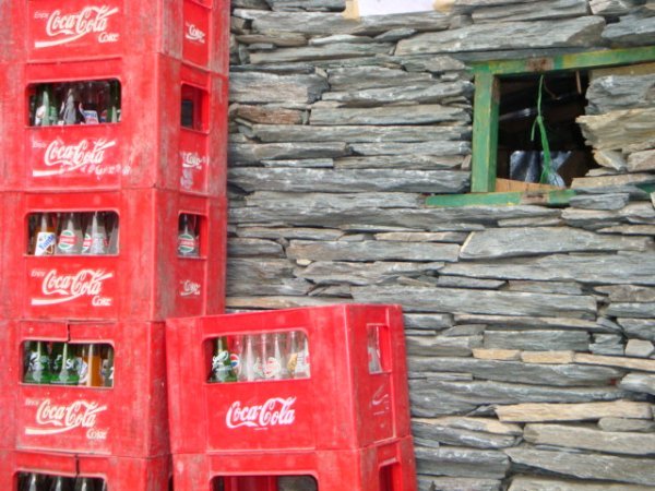 traditional home and coca-cola