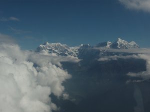 A Glimpse on Everest from Plane