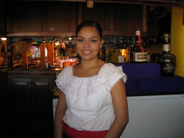 Perico's muy bonita hostess Gabriela Aguilar