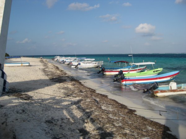 Boats at Puerto Morelos Dock