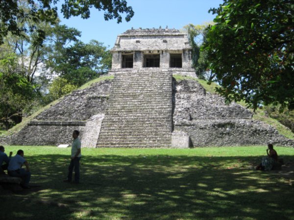 Mayan temple at Palenque