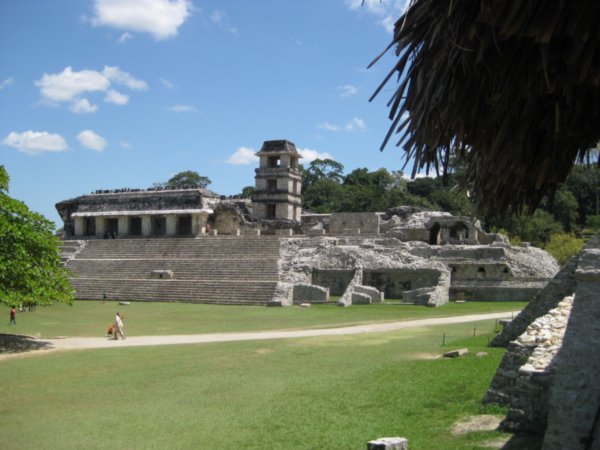 Mayan temple at Palenque