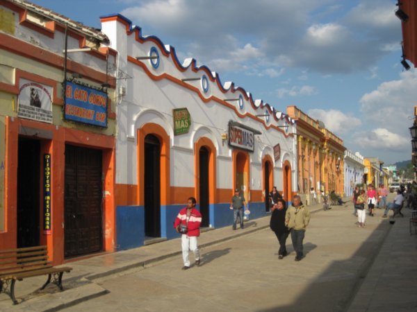 Street scene in San Cristobal